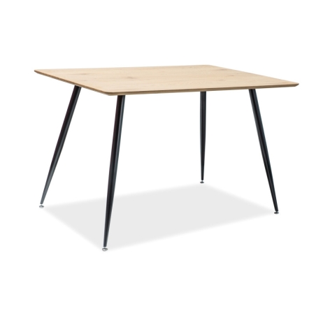 Remus oak/black frame table 120x80 Signal
