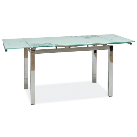 Table Gd017 White/chrome 110(170)x74 Signal