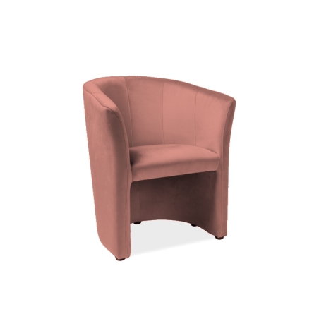 Armchair Tm-1 Antique Pink Bluvel 52 velour Signal