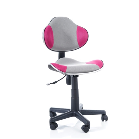 Swivel armchair Q-g2 pink/grey Signal