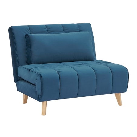 Billy Velvet armchair Blue Tap.188 Signal