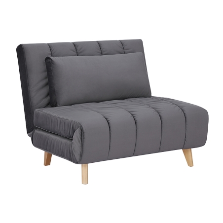Billy Velvet armchair Grey Tap.139 Signal