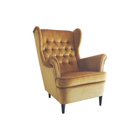 Harry Velvet Curry Bluvel 68 armchair Signal