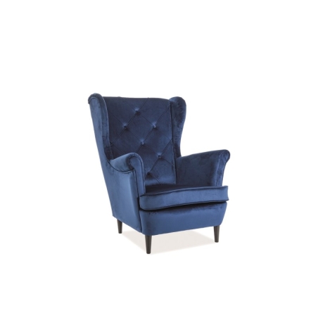 Lady Velvet armchair Blue Bluvel 86 Signal
