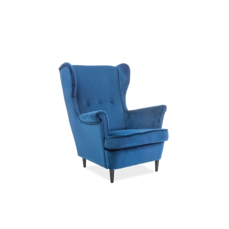 Lord Velvet armchair Blue Bluvel 86 Signal
