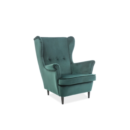 Lord Velvet armchair Green Bluvel 78 Signal