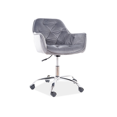 Q-190 Velvet swivel armchair Signal