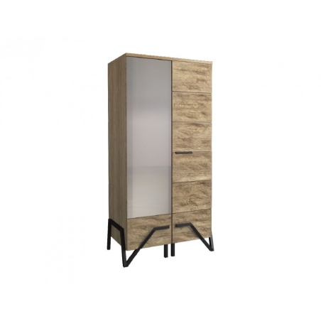 Pik wardrobe II with mirror left Mebin