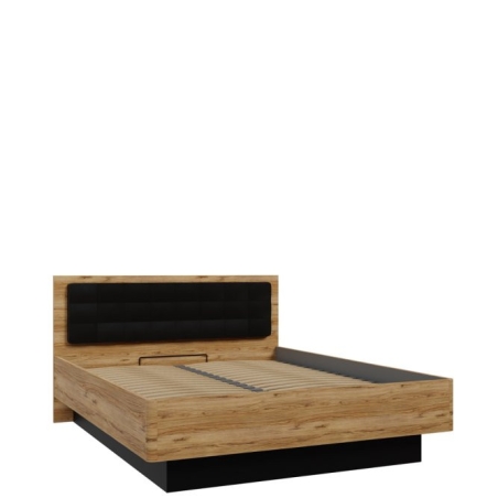Tuluza Black 140 Forte lift-up bed frame