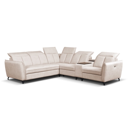 Corner sofa with bar 267x299cm Romantica Meblosoft