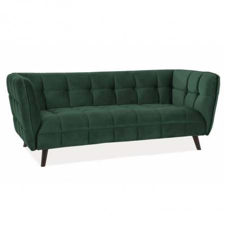 Sofa Castello 3 Velvet zielony Bluvel 78 Signal