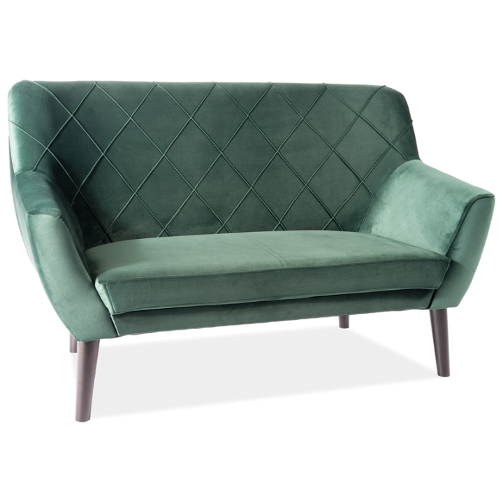 Sofa Kier 2 Velvet zielona Bluvel 78 Signal