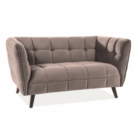 Sofa Castello 2 Velvet beige Bluvel 28 Signal