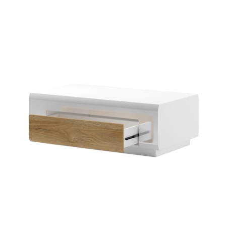 Coffee Table Toledo Type 99 White Laminate / San Remo Helvetia Wieruszów
