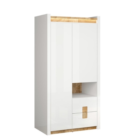 Alameda wardrobe Black Red White