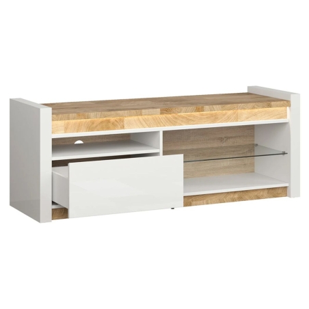 Szafka RTV Alameda Black Red White