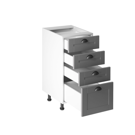 Base cabinet D40S4 with four drawers Linea Gala Meble
