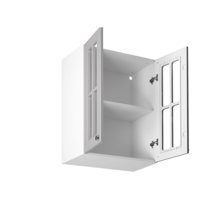 Hanging cabinet G60S two-door glass Linea Gała Meble