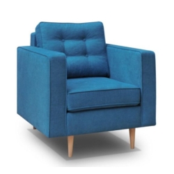 Kolor tapicerki: blues and grenades Fabrics Group 1: Magic velvet 2211 colour of the legs: Nature 