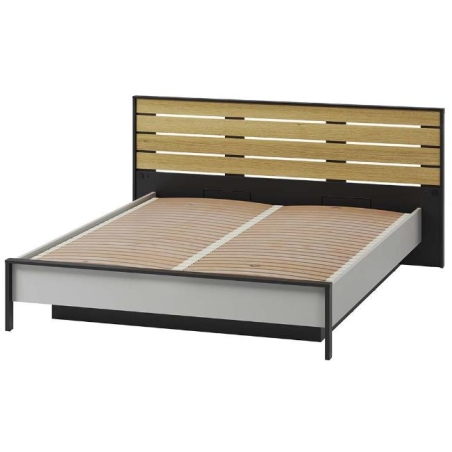 Bed Gris GS-02 (160) Lenart
