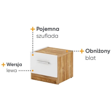 Dentro DT-03L Lenart bedside table