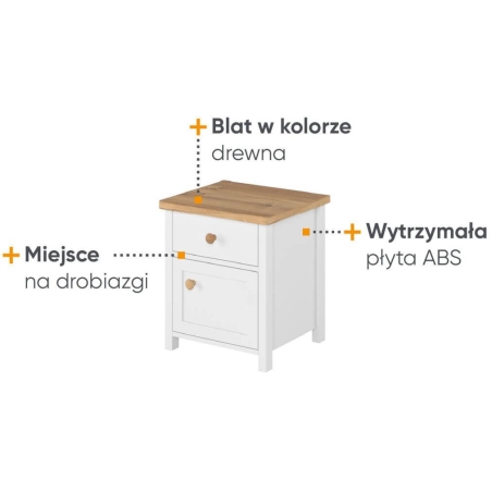 STORY bedside table SO-07 Lenart