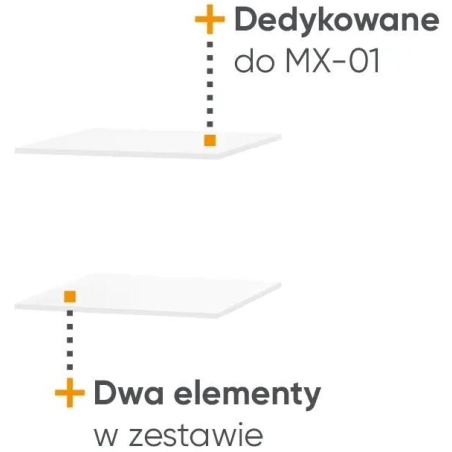 Półki Maxi MX-11 do szafy MX-01 Lenart