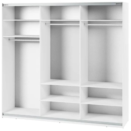 Sliding wardrobe with mirror Maxi MX-06 (250) Lenart