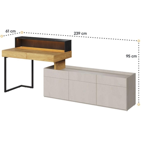 Youth room furniture TEEN FLEX SET-13B Lenart
