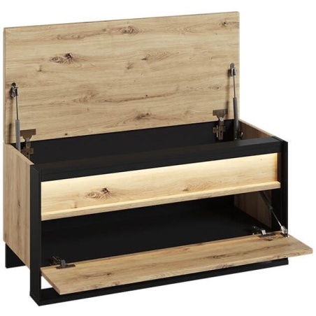 Shoe cabinet with seat QUANT QG-03 Lenart