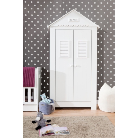 2-door high wardrobe Marsylia Pinio