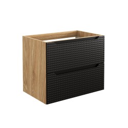 Szafka pod umywalkę LUXOR BLACK 82-70-2S COMAD