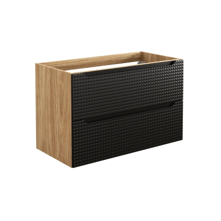 Washstand cabinet LUXOR BLACK 82-90-2S COMAD
