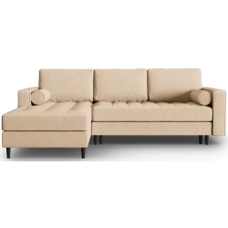 Corner side: Left Kolor tapicerki: shades of beige Structural colours: Beige Mel06 