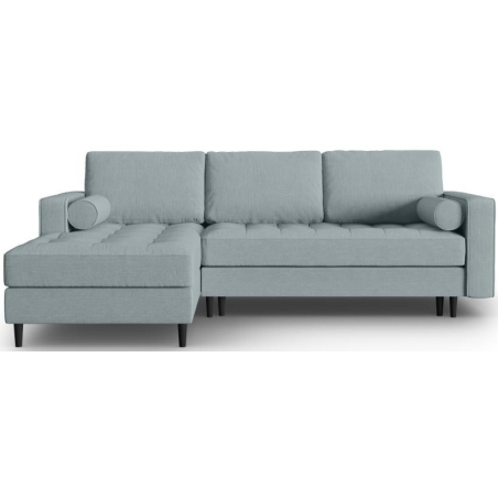 Corner sofa with sleeping function Santo textured fabric + Milo Casa