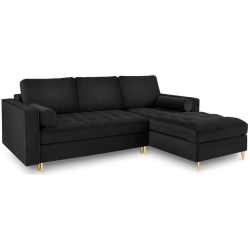 Corner side: Rights Kolor tapicerki: shades of black Velour colours: Black 