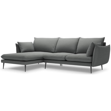 5-seater corner sofa. Elio 251/170 in textured fabric + Milo Casa