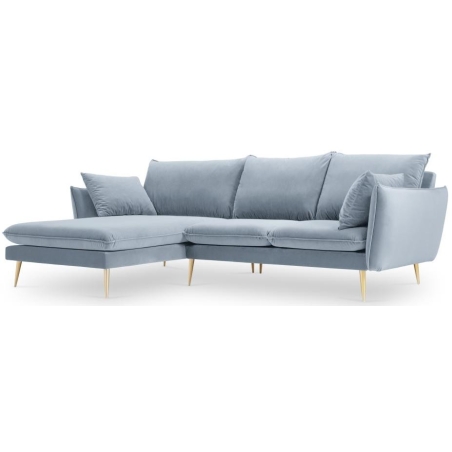 5-seater sofa bed. Elio 251/170 in velvet fabric + Milo Casa