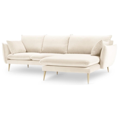 5-seater sofa bed. Elio 251/170 in velvet fabric + Milo Casa