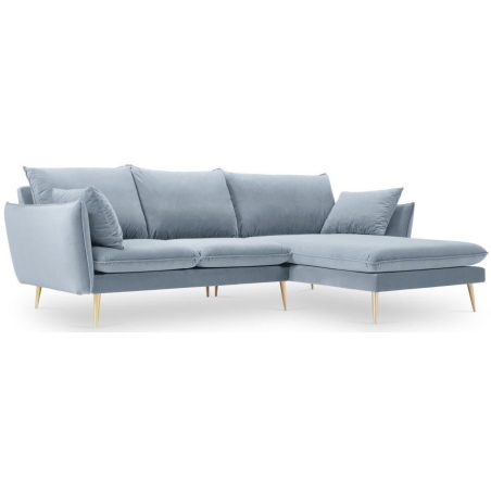 5-seater sofa bed. Elio 251/170 in velvet fabric + Milo Casa