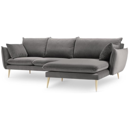 5-seater sofa bed. Elio 251/170 in velvet fabric + Milo Casa