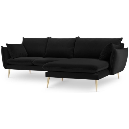 5-seater sofa bed. Elio 251/170 in velvet fabric Milo Casa