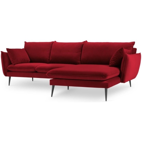 Narożnik Elio 5 os. w aksamitnej tkaninie premium producenta Milo Casa.