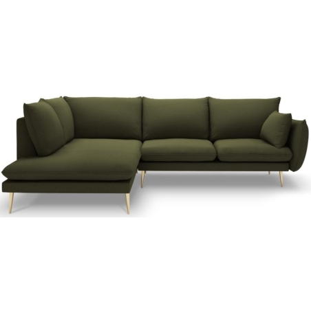 5-seater sofa bed. Elio 251/185 in Milo Casa structural fabric