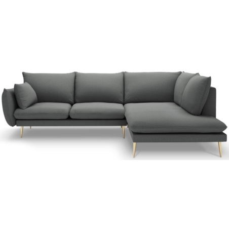 5-seater sofa bed. Elio 251/185 in Milo Casa structural fabric