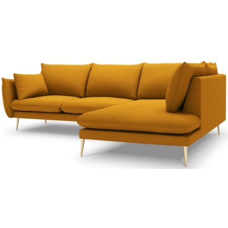 5-seater sofa bed. Elio 251/185 in Milo Casa structural fabric