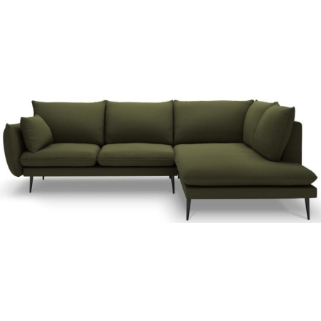 5-seater sofa bed. Elio 251/185 in Milo Casa structural fabric