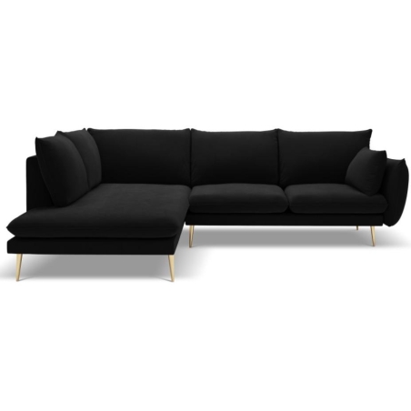 5-seater sofa bed. Elio 251/185 in Milo Casa velvet fabric