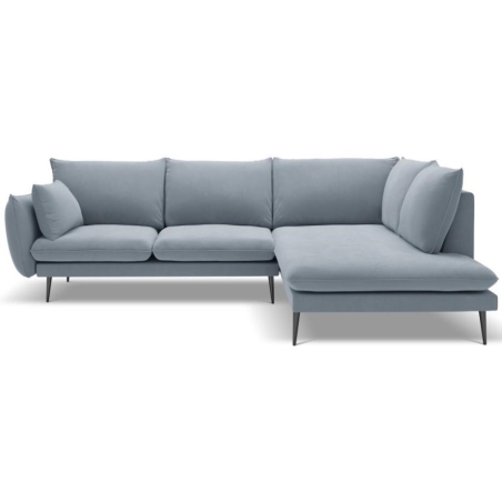 5-seater sofa bed. Elio 251/185 in Milo Casa velvet fabric