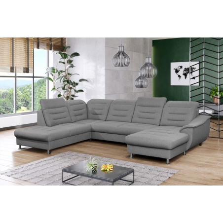 Corner side - Rights, colour - shades of grey, MebloSoft size 3 - Aston 13